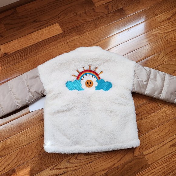 3T Mix media embroidered fleece jacket - Picture 2 of 2